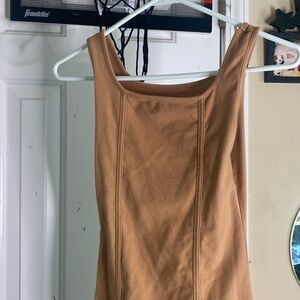 Tan dress
